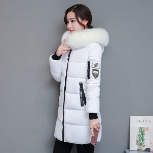 Parka Women Winter Coats Long Cotton Casual Fur Hooded Jackets Women Thick Warm Winter Parkas Female Overcoat Coat 2019 MLD1268